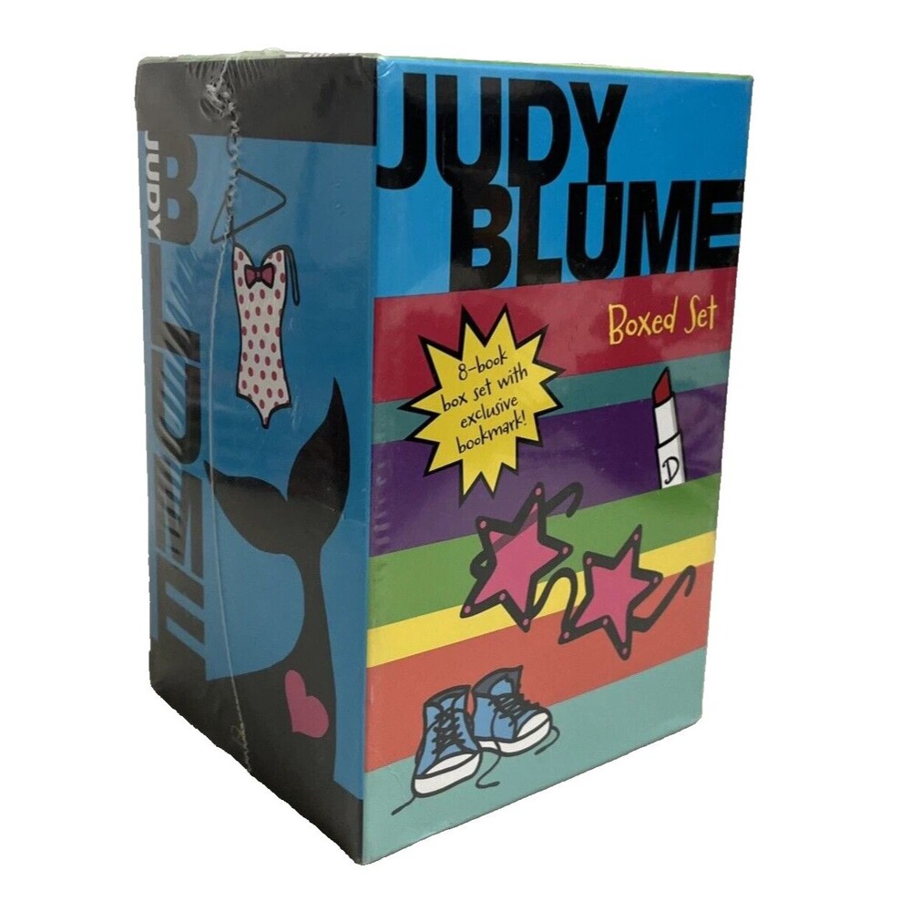 Judy Blume Complete Series 8 Book Box Set Blubber, FreckleJuice, Denise, Etc…